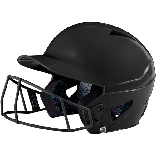 Vist Large View of Product Image Which is New HX Rookie Fastpitch Helmet BK SM