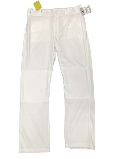 Vist Large View of Product Image Which is Used Russell LG WHITE BASEBALL PANTS BB/SB Pant Mens White LG