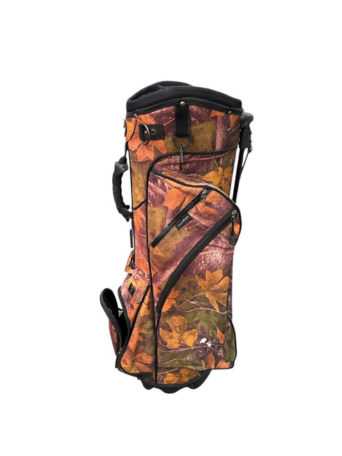 Vist Large View of Product Image Which is Used Taylormade CAMO STAND BAG Mens Stand Bag Brown