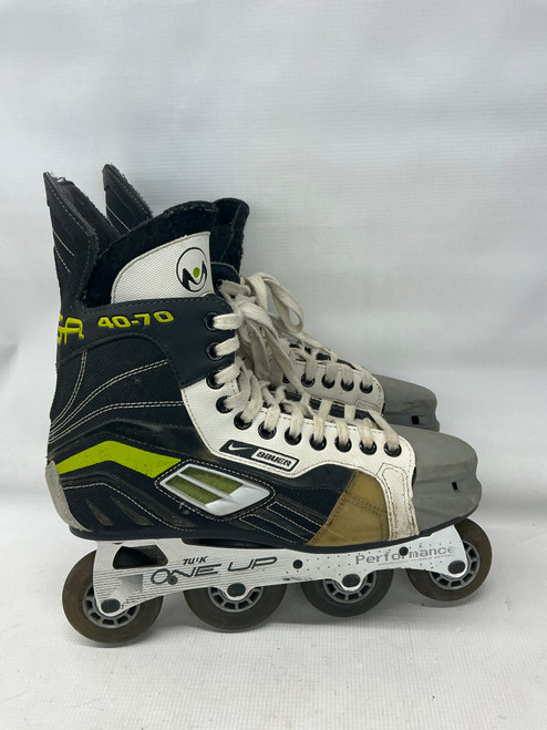 Vist Large View of Product Image Which is Used Bauer 40-70 Senior Aggressive Skates Grey Senior 10