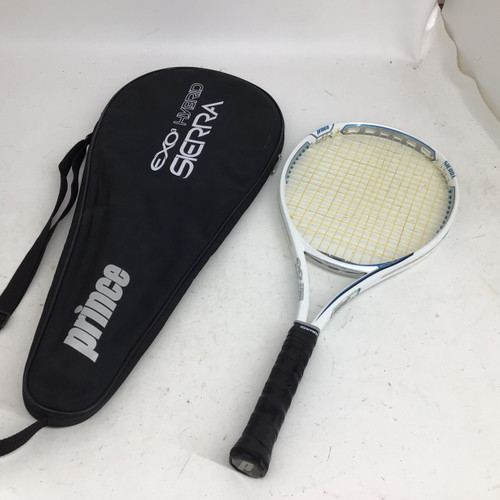 Vist Large View of Product Image Which is Used Prince EXO3 HYBRID SIERRA 11 TENNIS RACQUET Adult Tennis Racquet White 4 1/4"