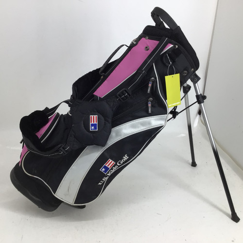 Vist Large View of Product Image Which is Used US Kids UL-51 4 WAY JR STAND BAG Jr Stand Bag Pink