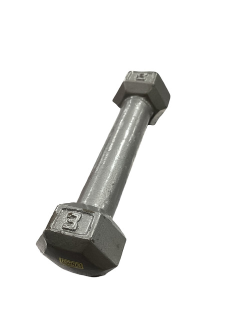 Vist Large View of Product Image Which is Used Hex Dumbbell (Each) 3 lb