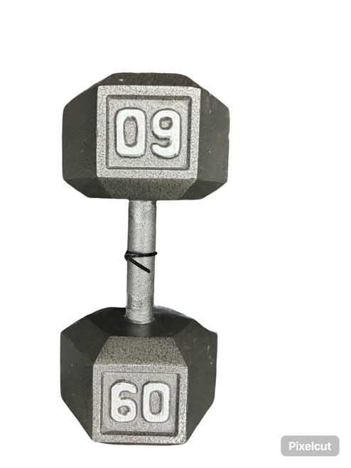 Vist Large View of Product Image Which is Used Hex Dumbbell (Each) 60 lb
