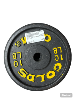 Vist Large View of Product Image Which is Used Golds Gym Standard Plate (Each) 10 lb