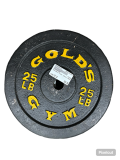 Vist Large View of Product Image Which is Used Golds Gym Standard Plate (Each) 25 lb