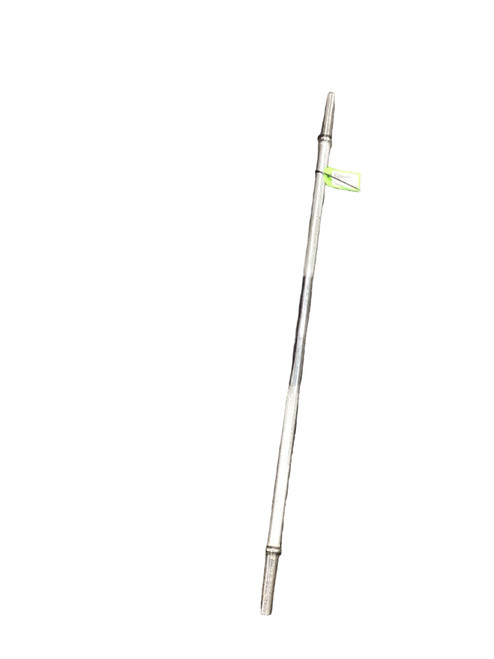 Vist Large View of Product Image Which is Used 42 INCH STANDARD BARBELL W/OUT CLIPS Standard Bar Silver 42"