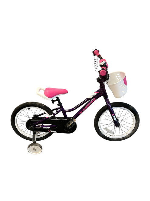 Vist Large View of Product Image Which is Used Trek PRECALIBER Training Wheel Bike Girls None 16"