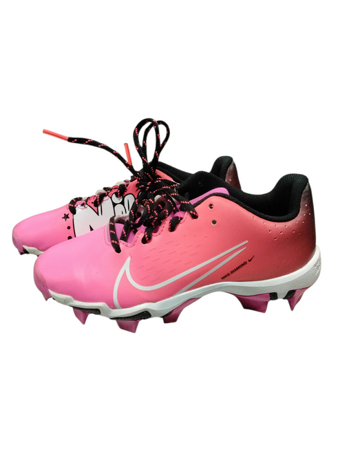 Vist Large View of Product Image Which is Used Nike DIAMOND BB/SB Cleats Pink Junior 03