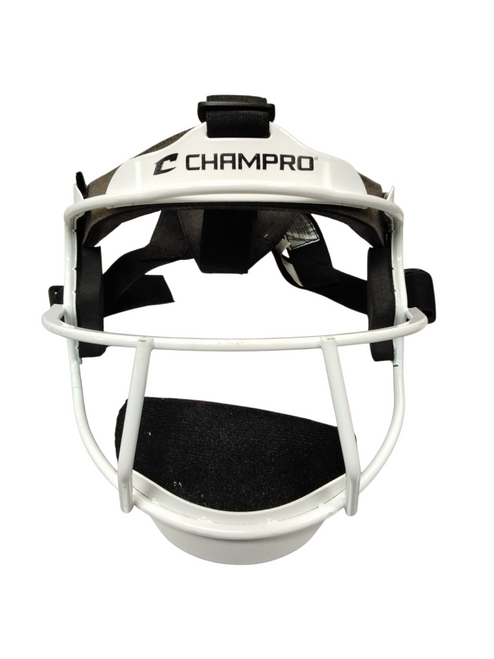 Vist Large View of Product Image Which is Used Champro BB/SB Fielders Mask White One Size