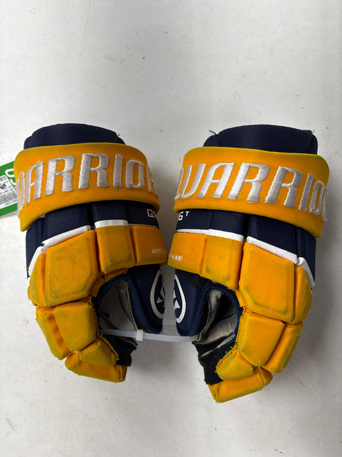 Vist Large View of Product Image Which is Used Warrior COVERT QR6 T Junior Gloves Navy Blue And Yellow 11" (new= $130) 