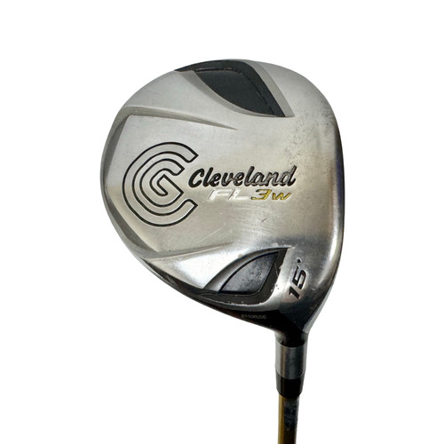 Vist Large View of Product Image Which is Used Cleveland LAUNCHER FL Men's RH 3 Wood Senior Flex Graphite Shaft
