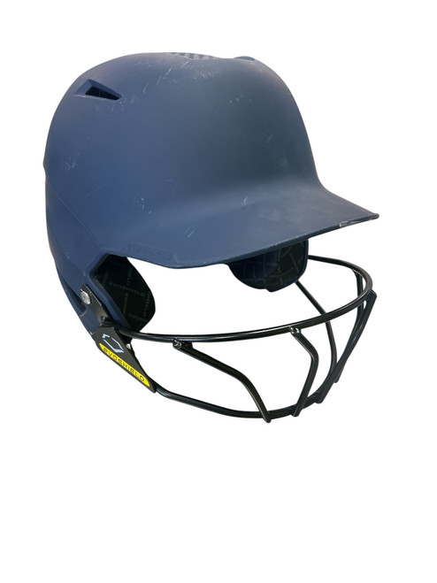 Vist Large View of Product Image Which is Used Evoshield WTV7135NA Batting Helmet w/Mask Navy Blue SM