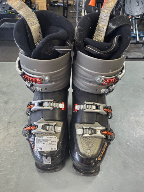 Vist Large View of Product Image Which is Used Tecnica ENTRY XRT Mens DH Ski Boot Black 270 MP - M09 - W10