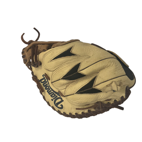 Vist Large View of Product Image Which is Used Diamond F315 CATCHER MITT BB/SB Catchers RH Throw Brown 31 1/2"