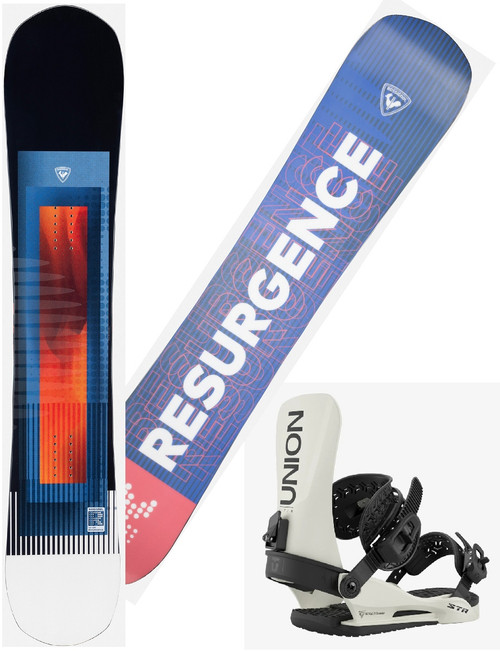 Vist Large View of Product Image Which is New ROSSIGNOL 26 RESURGENCE 156cm W/ UNION STR BINDINGS