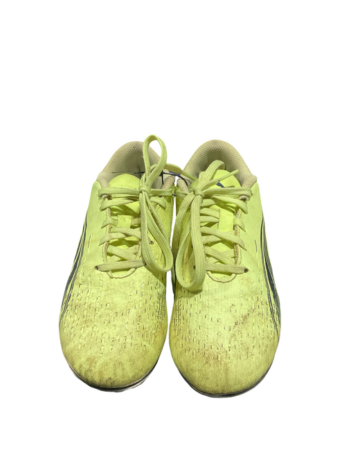 Vist Large View of Product Image Which is Used Puma Soccer Cleats Green Junior 01.5