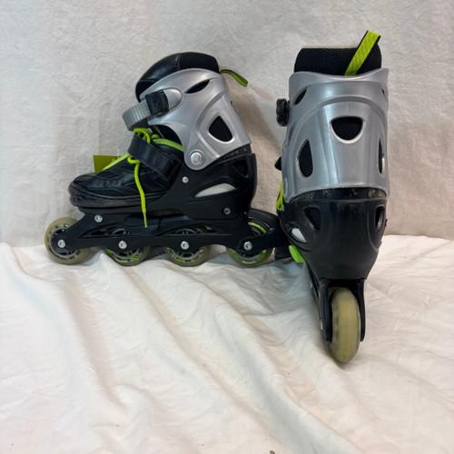 Vist Large View of Product Image Which is Used Chicago SK8 JR 5-8 Junior Rec Fitness Skates Black Adjustable