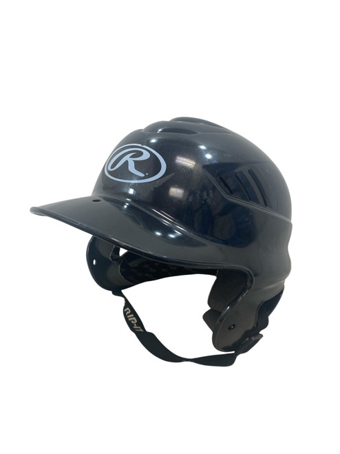 Vist Large View of Product Image Which is Used Rawlings BB HELMET Batting Helmet No Mask Black SM
