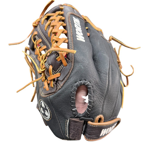 Vist Large View of Product Image Which is Used Worth MAYHEM MH130 BB/SB Glove LH Throw Chocolate 13"