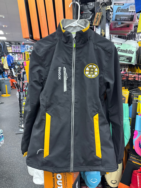 Vist Large View of Product Image Which is Used Reebok Boston Bruins Jacket Size Small 