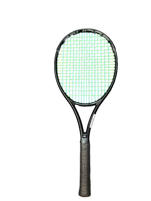 Vist Large View of Product Image Which is Used Solinco BLACKOUT 300 Adult Tennis Racquet Black 4 1/2"