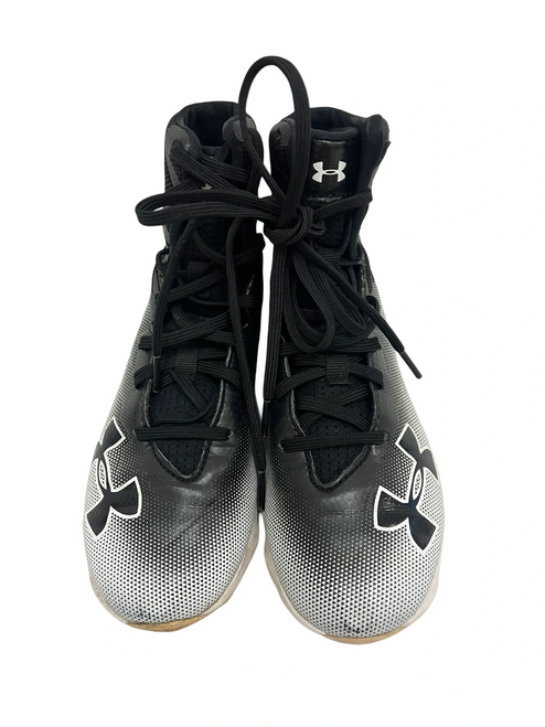 Vist Large View of Product Image Which is Used Under Armour Highlight Jr 3 FB Cleats Black
