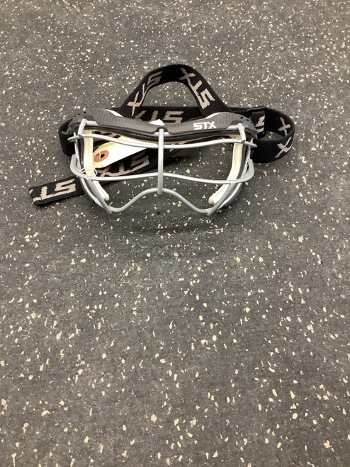 Vist Large View of Product Image Which is Used STX FOCUS S Lacrosse Facial Protect Grey Senior