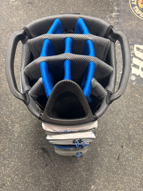 Vist Large View of Product Image Which is Used Cobra COBRA CART BAG 14 WAY Mens Cart Bag White