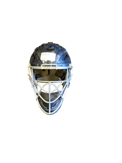 Vist Large View of Product Image Which is Used Under Armour CATCHING HELMET Batting Helmet w/Mask Black MD