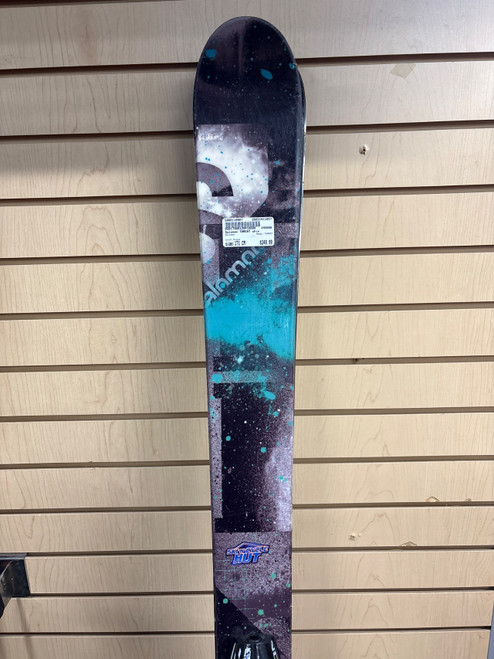 Vist Large View of Product Image Which is Used Salomon THREAT Mens DH Ski/Binding Black 171 cm