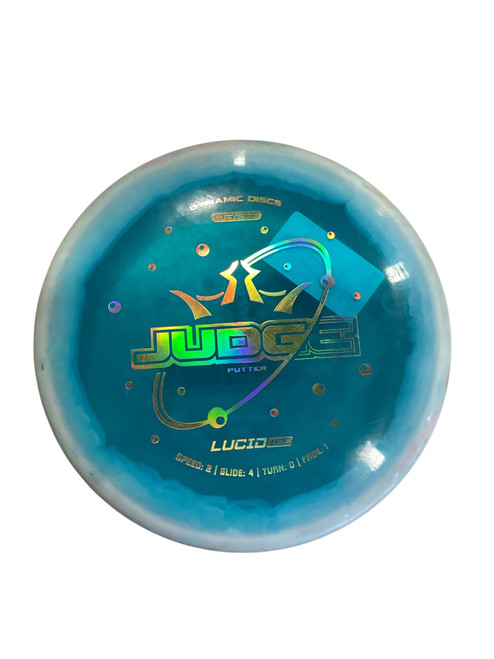 Vist Large View of Product Image Which is Used Dynamic Discs ORBIT JUDGE Disc Golf Putter Royal Blue 170g