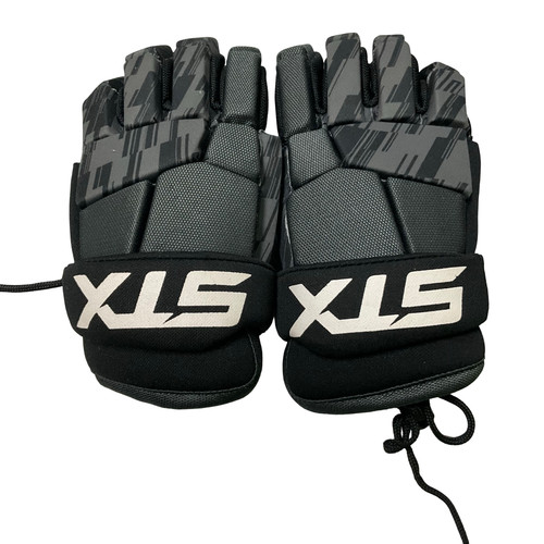 Vist Large View of Product Image Which is Used STX STALLION 75 Lacrosse Gloves Mens Black MD