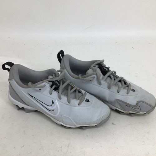 Vist Large View of Product Image Which is Used Nike FORCE TROUT 9 JR 4.5 BB/SB CLEATS BB/SB Cleats Grey Junior 04.5