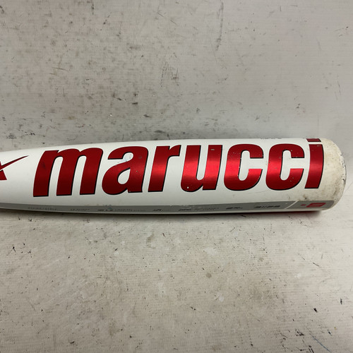 Vist Large View of Product Image Which is Used Marucci Cat X Alloy MSBCXB USSSA 2 3/4 Baseball Bat White And Red 31"