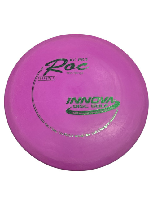 Vist Large View of Product Image Which is Used Innova ROC Disc Golf Mid Range Pink