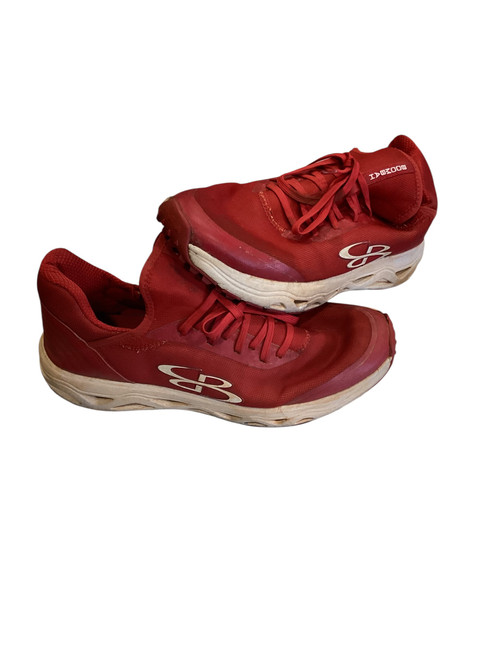 Vist Large View of Product Image Which is Used BoomBah RED TURF SHOES BB/SB Cleats Red Senior 11