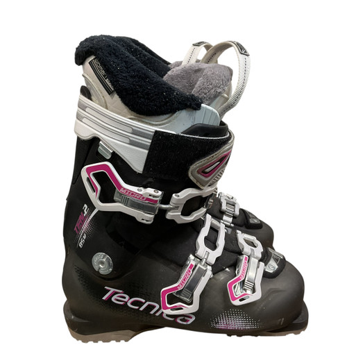 Vist Large View of Product Image Which is Used Tecnica TEN.2 85 W Womens DH Ski Boot Black 245 MP - M06.5 - W07.5