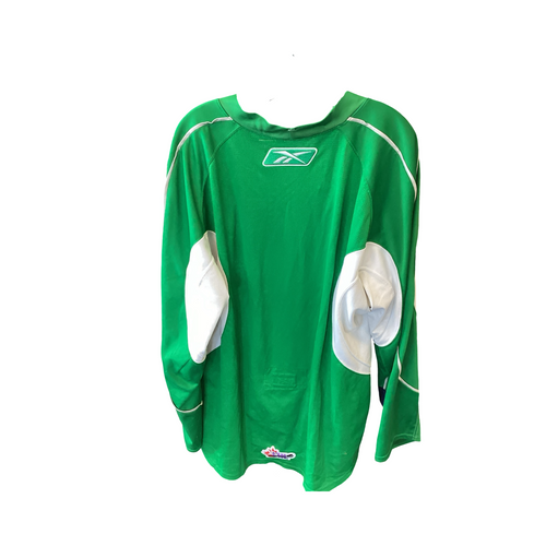 Vist Large View of Product Image Which is Used Reebok Hockey Practice Jersey Green XL