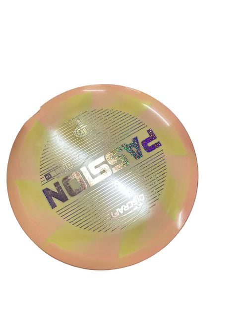Vist Large View of Product Image Which is Used Discraft ESP PASSION Disc Golf Driver Yellow