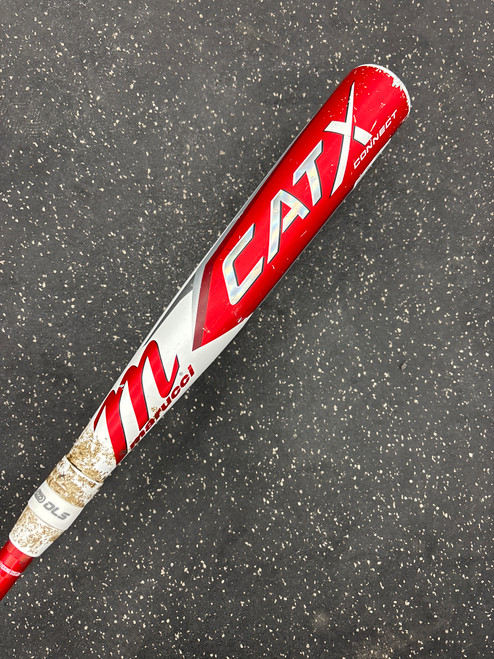 Vist Large View of Product Image Which is Used Marucci CAT X CONNECT BB/SB High School -3 Bat 31/28