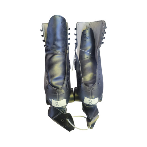 Vist Large View of Product Image Which is Used Riedell WAVE Senior Roller Quad Skates Black Senior 8