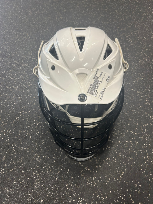 Vist Large View of Product Image Which is Used Cascade CPXR 2018 Lacrosse Helmet White Fits all