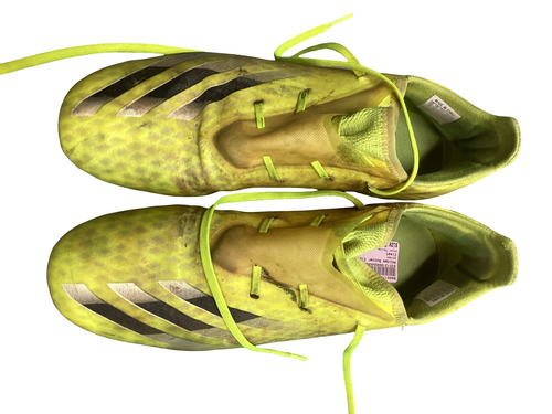 Vist Large View of Product Image Which is Used Adidas Soccer Cleats Yellow Senior 11