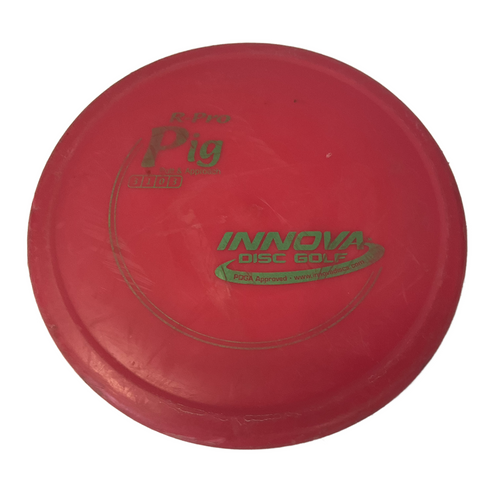 Vist Large View of Product Image Which is Used Innova R-PRO PIG Disc Golf Putter Red