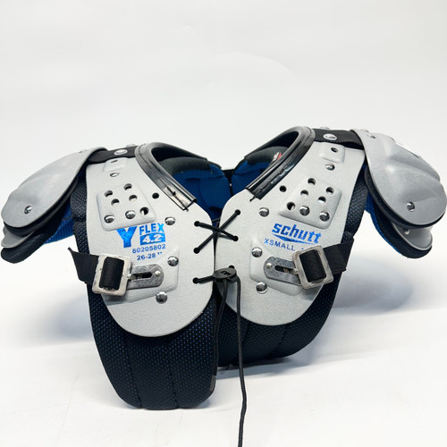 Vist Large View of Product Image Which is Used Schutt Y FLEX 4.2 FB Shoulder Pads Grey XS