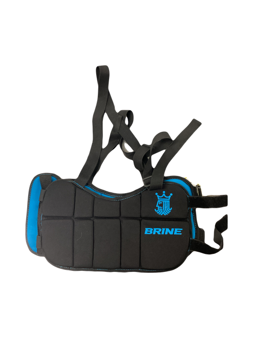 Vist Large View of Product Image Which is Used Brine RIB PADS Lacrosse Rib Pads Black Junior