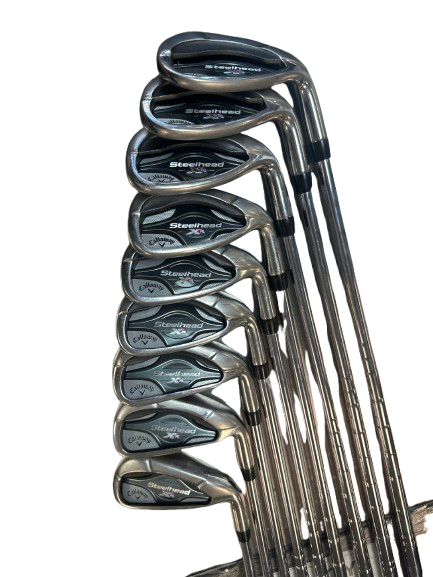 Vist Large View of Product Image Which is Used Callaway STEELHEAD XR Mens Iron Set RH 5I-GW/AW