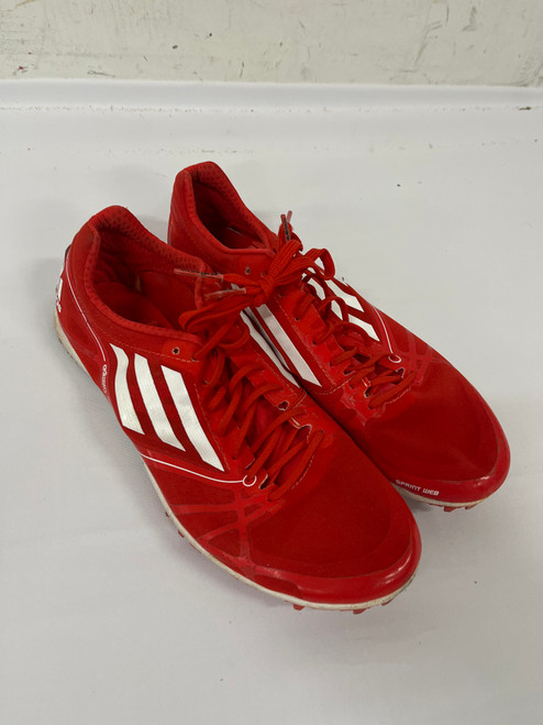 Vist Large View of Product Image Which is Used Adidas Track & Field Cleats Adult Red Senior 7