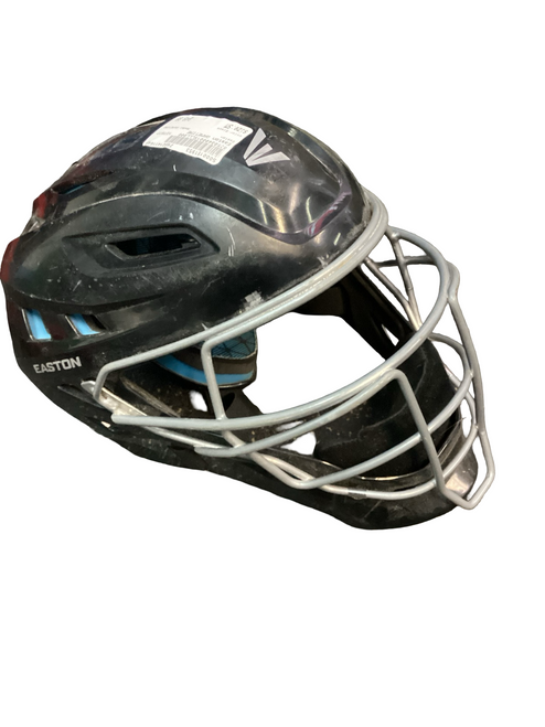 Vist Large View of Product Image Which is Used Easton GAMETIME Catchers Helmet w/Mask Black SM